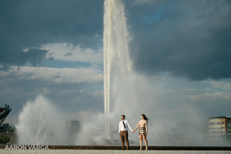 05 Point State Park Downtown Engagement(pp w768 h511) - Sneak Peek! Maggie + Jared | Point State Park Engagement Photos