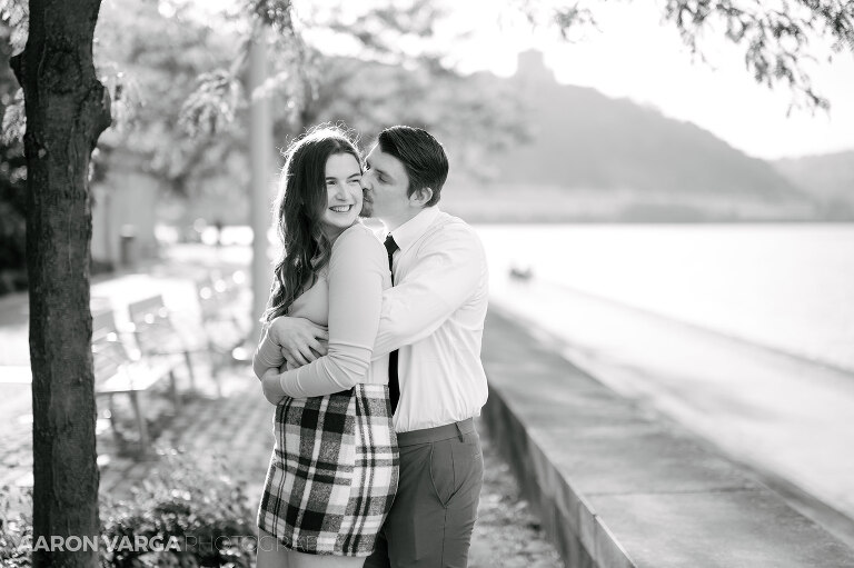 04 Point State Park Downtown Engagement(pp w768 h511) - Maggie + Jared | Point State Park Engagement Photos